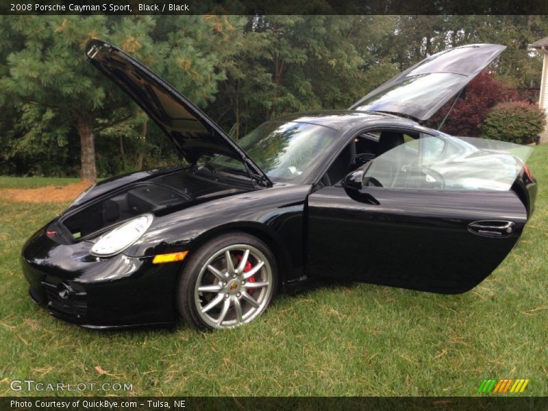 Black / Black 2008 Porsche Cayman S Sport