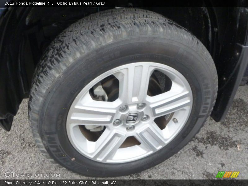 Obsidian Blue Pearl / Gray 2013 Honda Ridgeline RTL