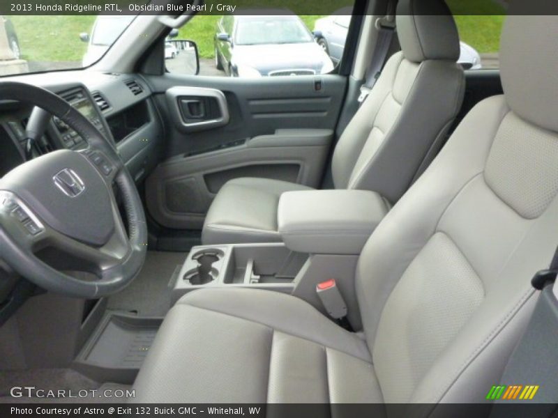 Obsidian Blue Pearl / Gray 2013 Honda Ridgeline RTL