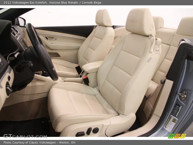 Horizon Blue Metallic / Cornsilk Beige 2012 Volkswagen Eos Komfort