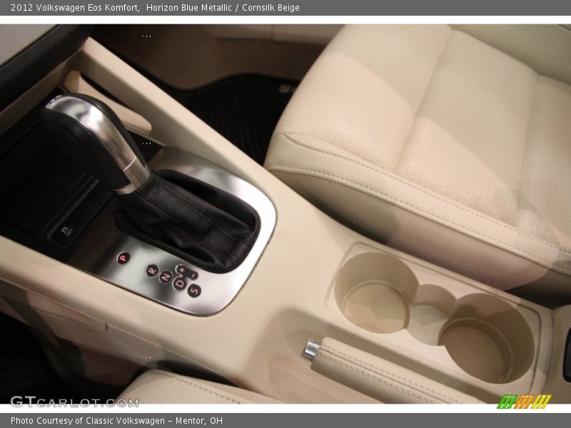 Horizon Blue Metallic / Cornsilk Beige 2012 Volkswagen Eos Komfort