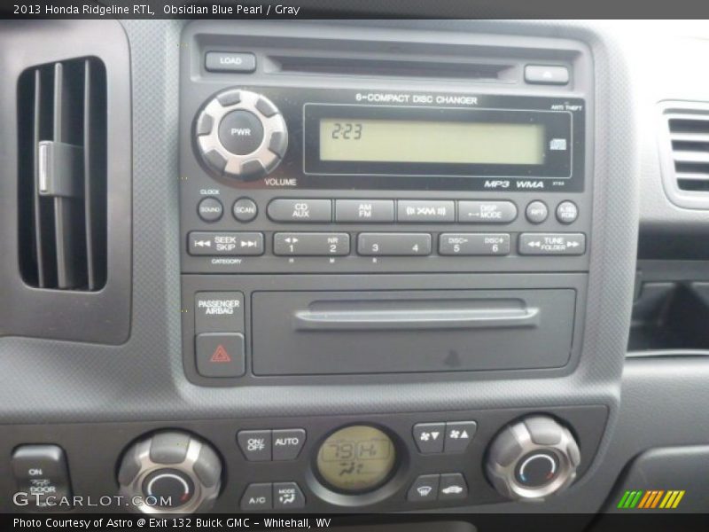 Obsidian Blue Pearl / Gray 2013 Honda Ridgeline RTL