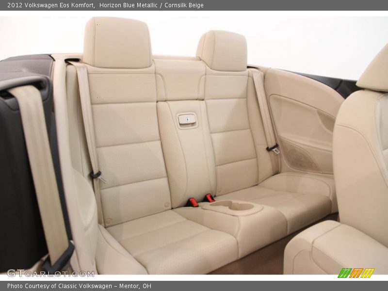 Horizon Blue Metallic / Cornsilk Beige 2012 Volkswagen Eos Komfort