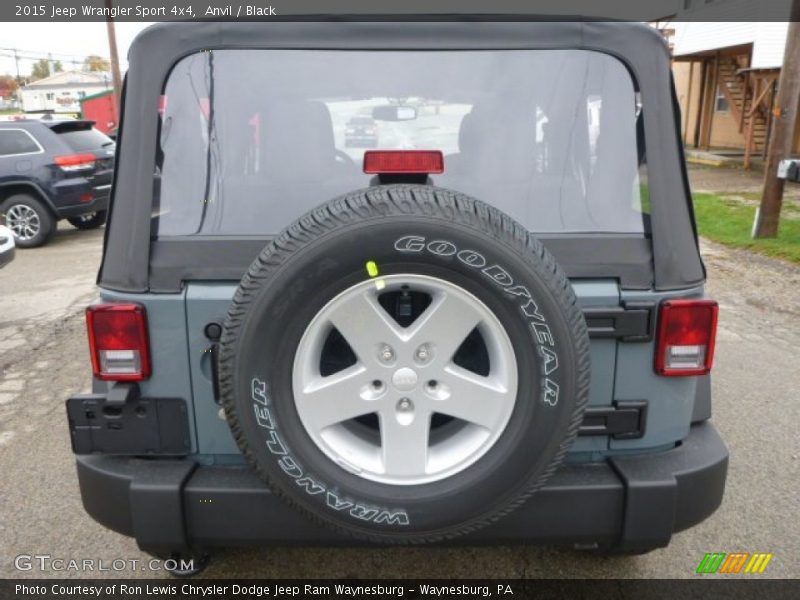 Anvil / Black 2015 Jeep Wrangler Sport 4x4