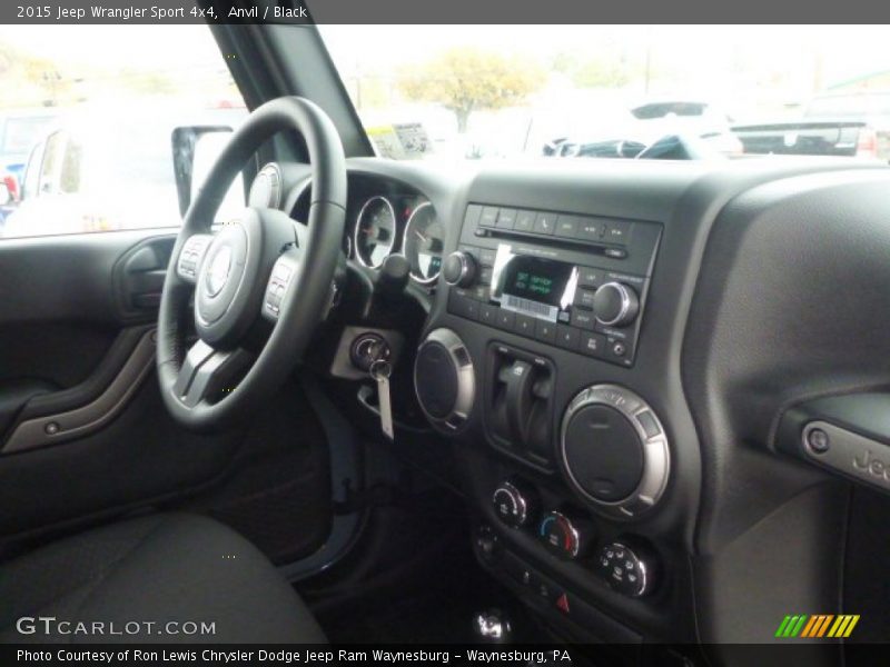 Anvil / Black 2015 Jeep Wrangler Sport 4x4