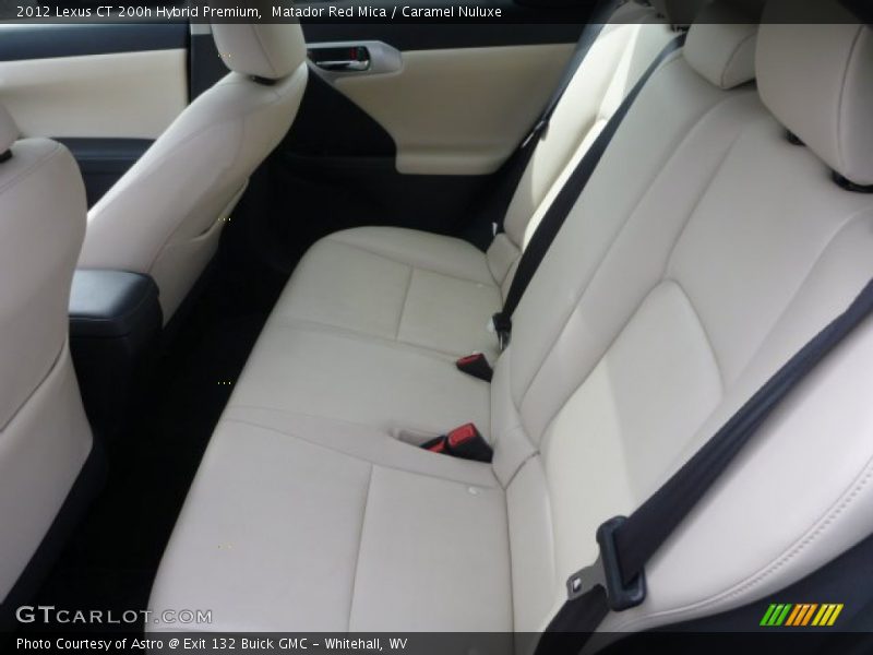 Matador Red Mica / Caramel Nuluxe 2012 Lexus CT 200h Hybrid Premium