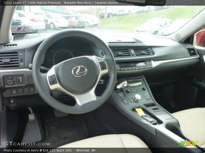 Matador Red Mica / Caramel Nuluxe 2012 Lexus CT 200h Hybrid Premium