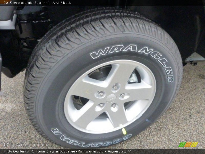 Anvil / Black 2015 Jeep Wrangler Sport 4x4