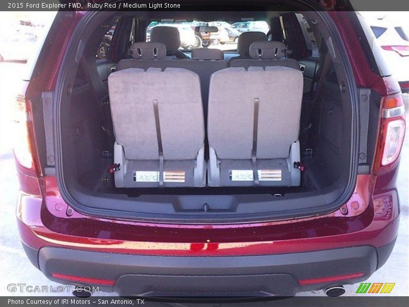 Ruby Red / Medium Light Stone 2015 Ford Explorer FWD
