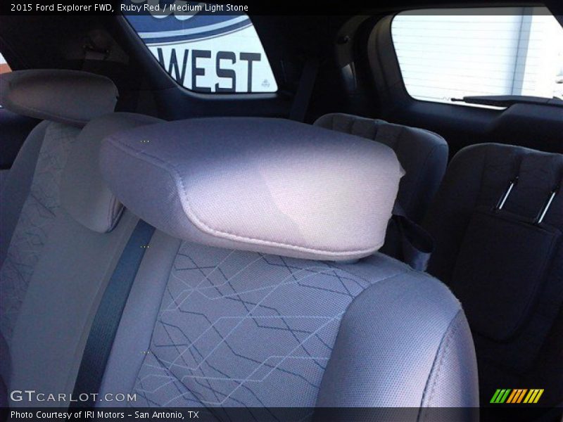 Ruby Red / Medium Light Stone 2015 Ford Explorer FWD