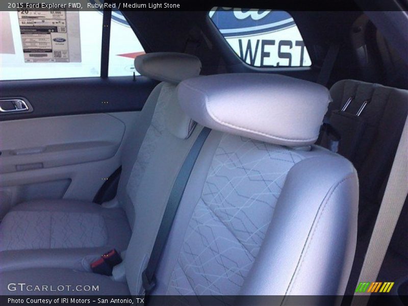 Ruby Red / Medium Light Stone 2015 Ford Explorer FWD
