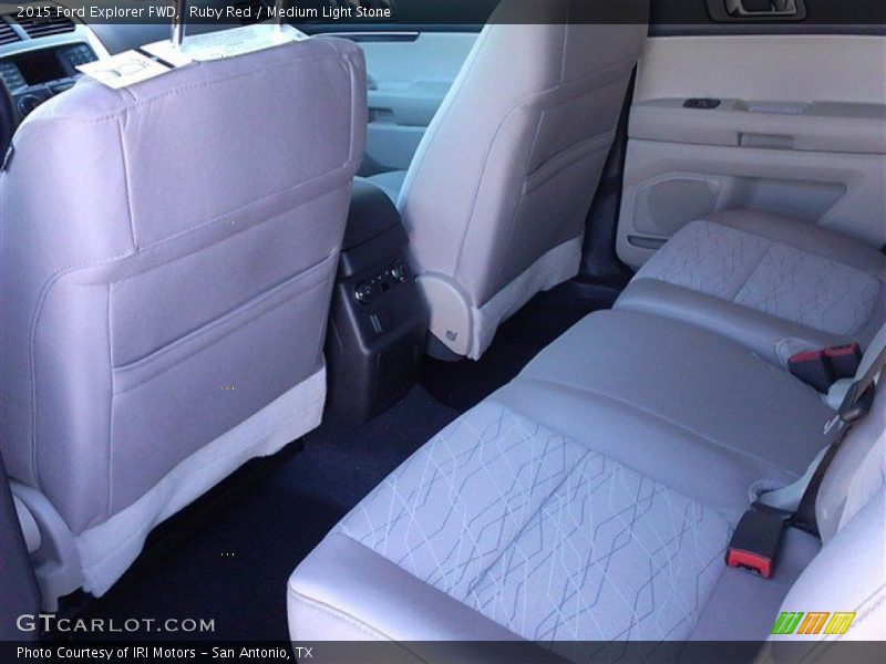 Ruby Red / Medium Light Stone 2015 Ford Explorer FWD