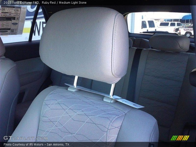 Ruby Red / Medium Light Stone 2015 Ford Explorer FWD