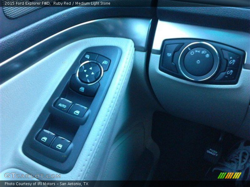 Ruby Red / Medium Light Stone 2015 Ford Explorer FWD
