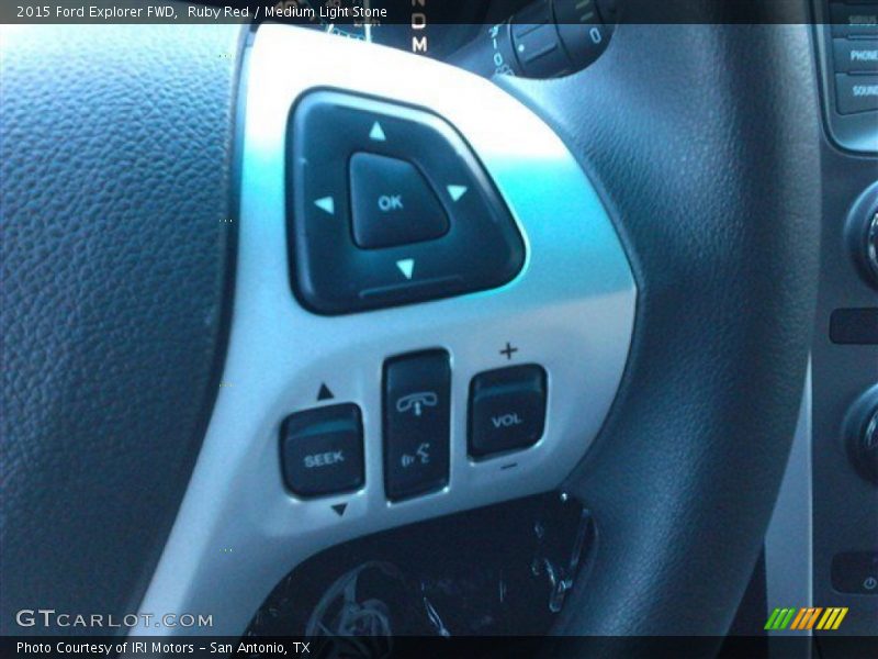 Ruby Red / Medium Light Stone 2015 Ford Explorer FWD