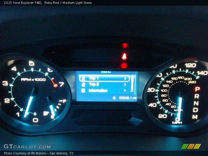 Ruby Red / Medium Light Stone 2015 Ford Explorer FWD