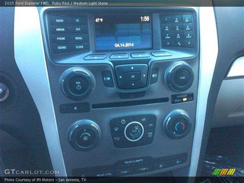 Ruby Red / Medium Light Stone 2015 Ford Explorer FWD