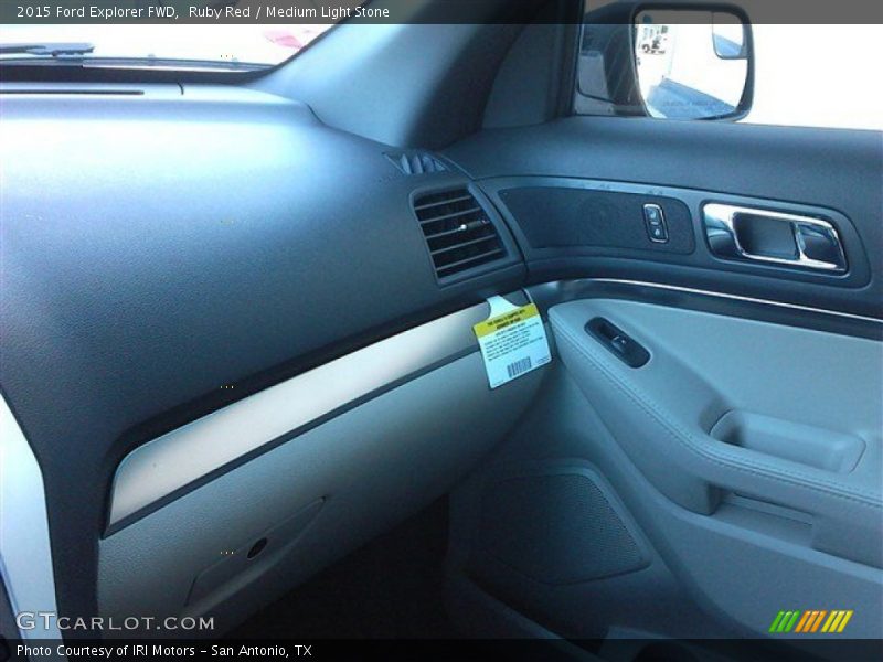 Ruby Red / Medium Light Stone 2015 Ford Explorer FWD