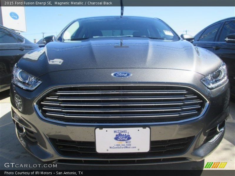 Magnetic Metallic / Charcoal Black 2015 Ford Fusion Energi SE