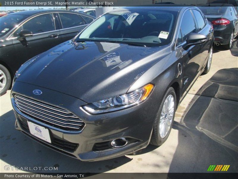 Magnetic Metallic / Charcoal Black 2015 Ford Fusion Energi SE