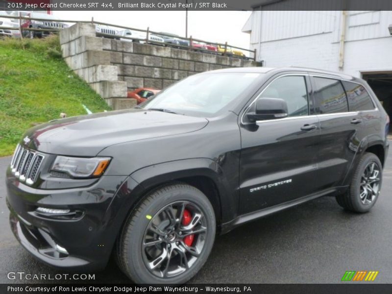 Brilliant Black Crystal Pearl / SRT Black 2015 Jeep Grand Cherokee SRT 4x4