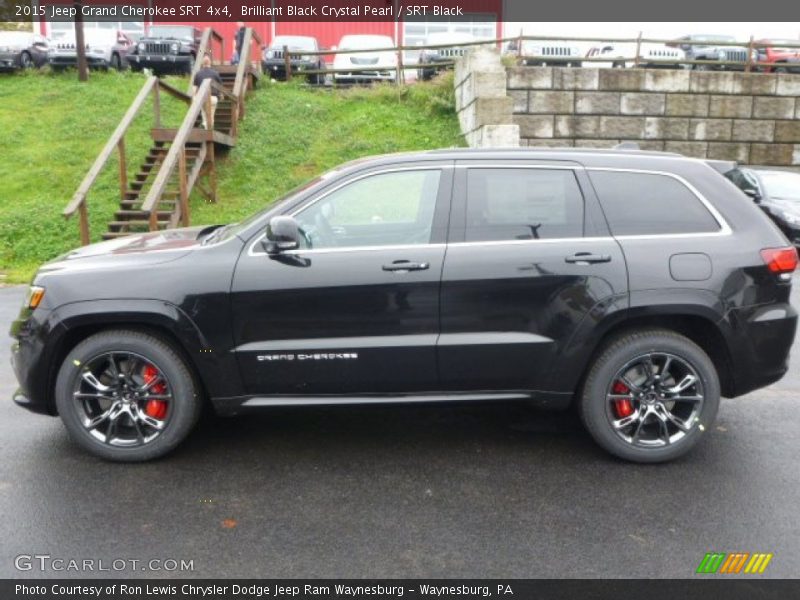 Brilliant Black Crystal Pearl / SRT Black 2015 Jeep Grand Cherokee SRT 4x4