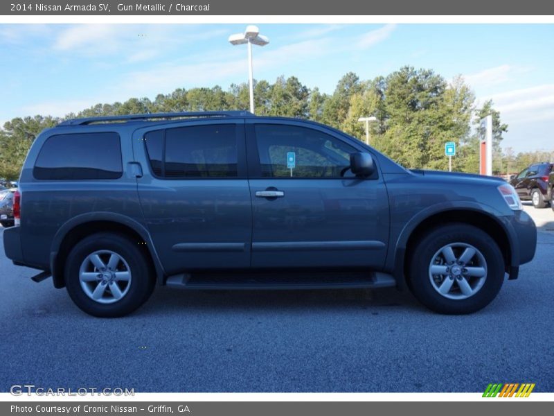 Gun Metallic / Charcoal 2014 Nissan Armada SV