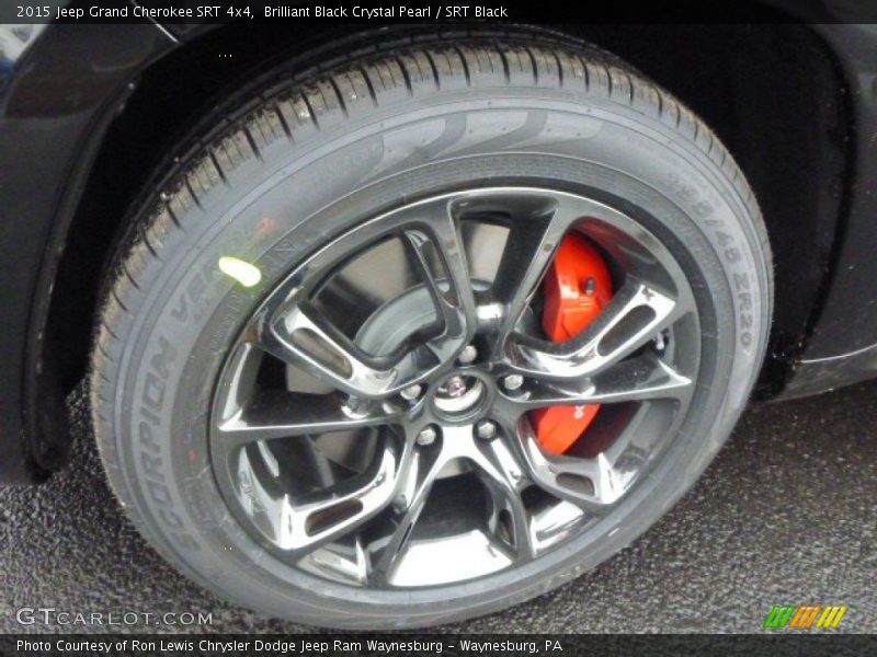 Brilliant Black Crystal Pearl / SRT Black 2015 Jeep Grand Cherokee SRT 4x4