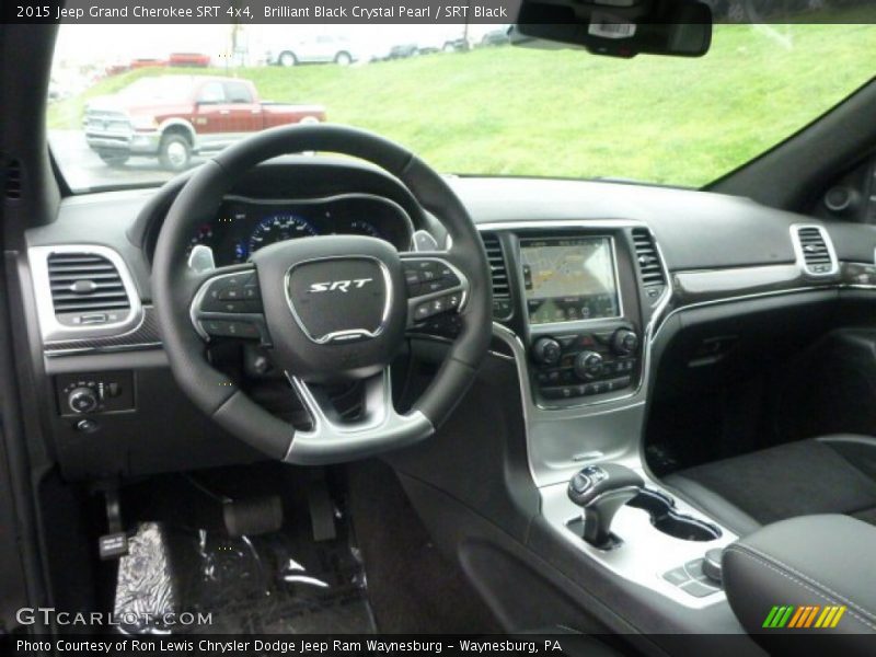 Brilliant Black Crystal Pearl / SRT Black 2015 Jeep Grand Cherokee SRT 4x4