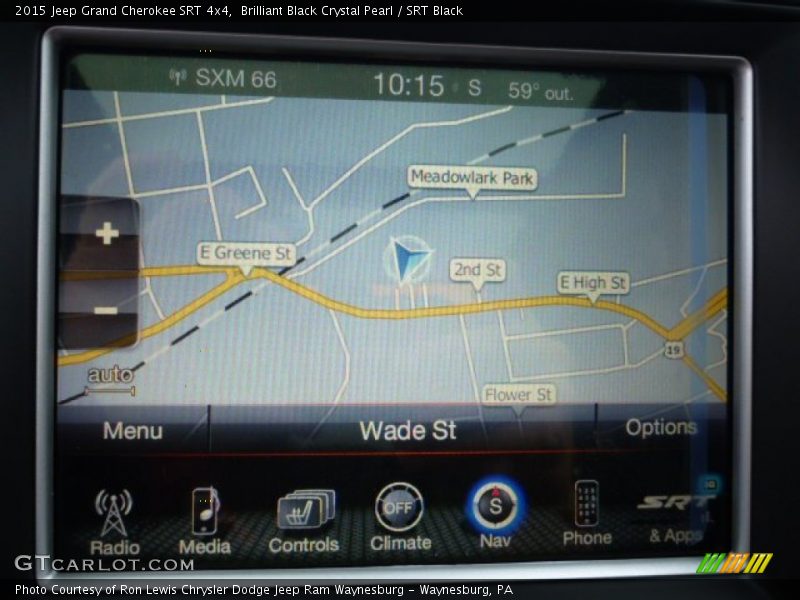 Brilliant Black Crystal Pearl / SRT Black 2015 Jeep Grand Cherokee SRT 4x4