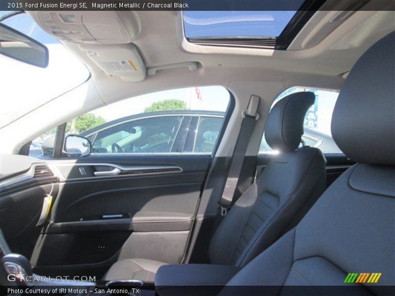 Magnetic Metallic / Charcoal Black 2015 Ford Fusion Energi SE