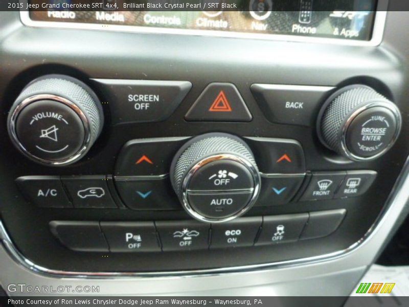 Brilliant Black Crystal Pearl / SRT Black 2015 Jeep Grand Cherokee SRT 4x4