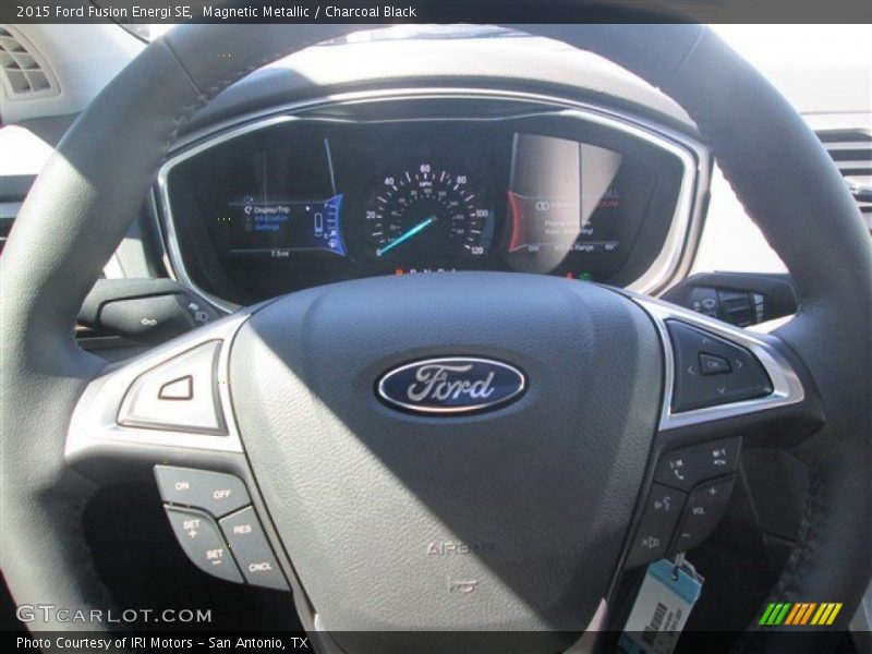 Magnetic Metallic / Charcoal Black 2015 Ford Fusion Energi SE