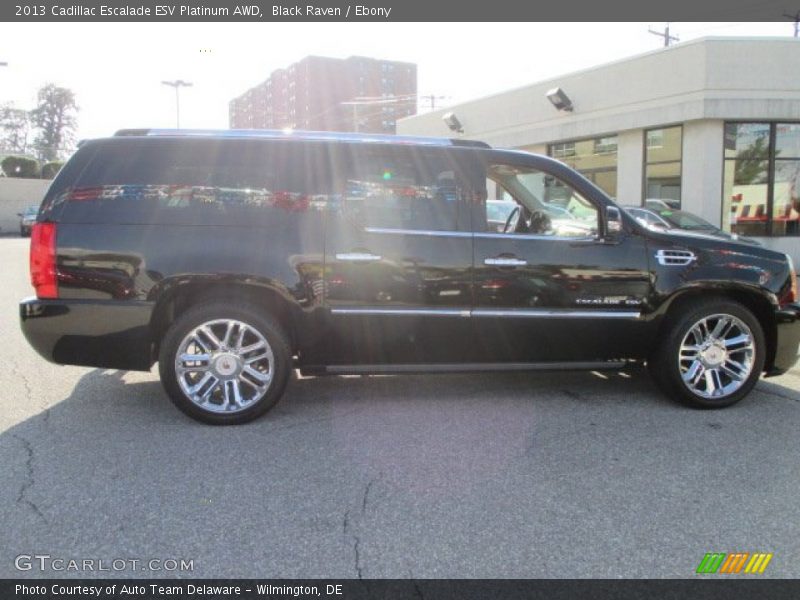 Black Raven / Ebony 2013 Cadillac Escalade ESV Platinum AWD
