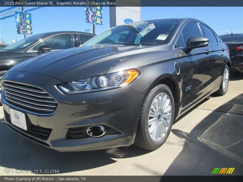 Magnetic Metallic / Charcoal Black 2015 Ford Fusion Energi SE