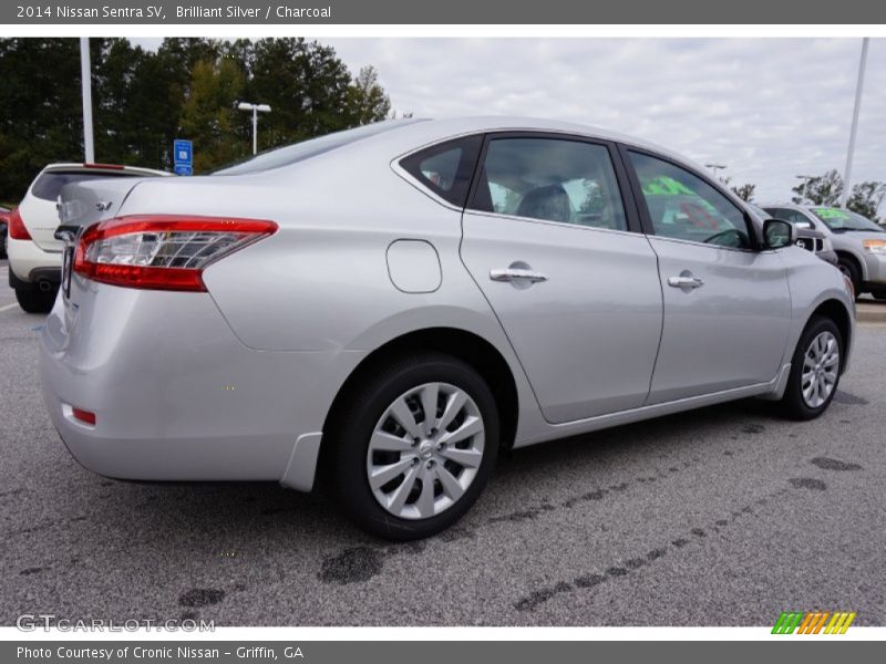 Brilliant Silver / Charcoal 2014 Nissan Sentra SV