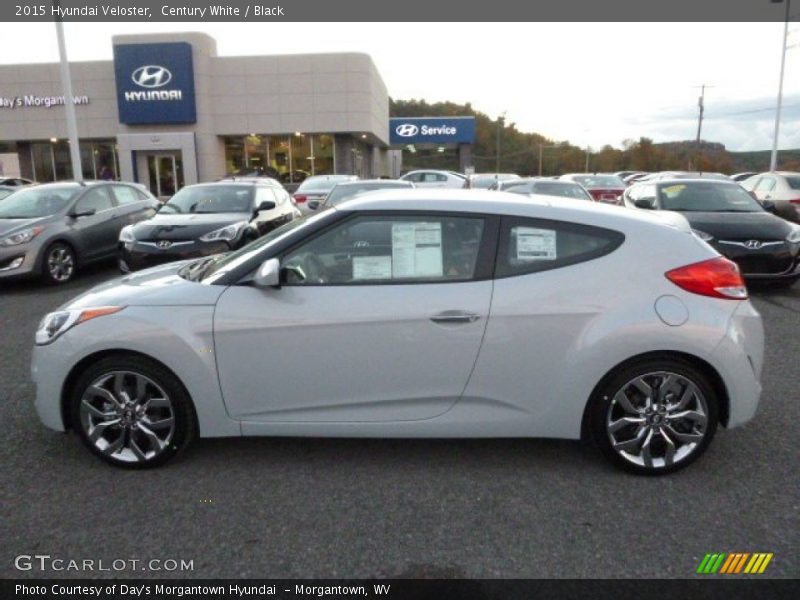 Century White / Black 2015 Hyundai Veloster