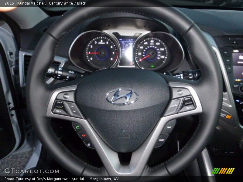 Century White / Black 2015 Hyundai Veloster