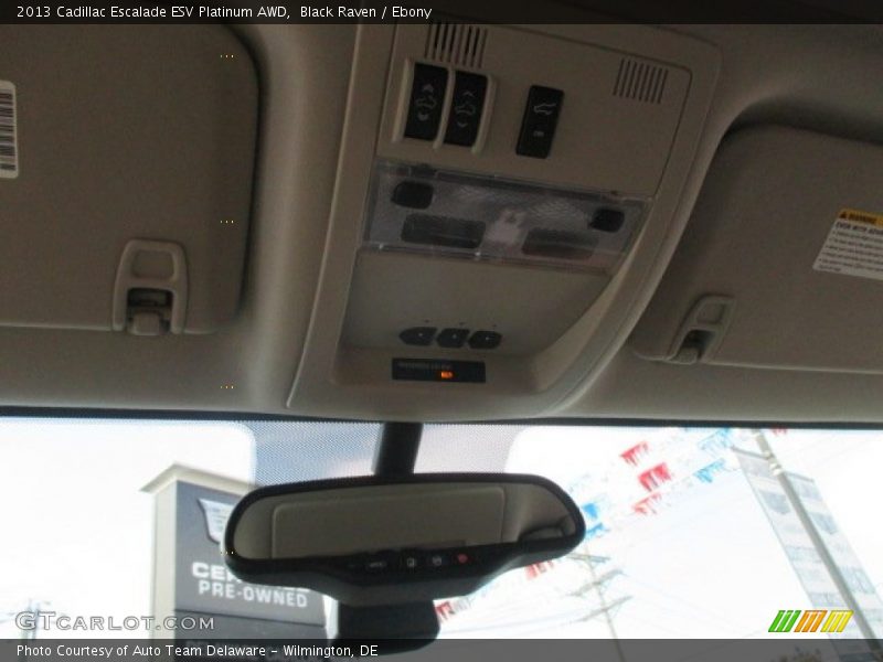 Black Raven / Ebony 2013 Cadillac Escalade ESV Platinum AWD
