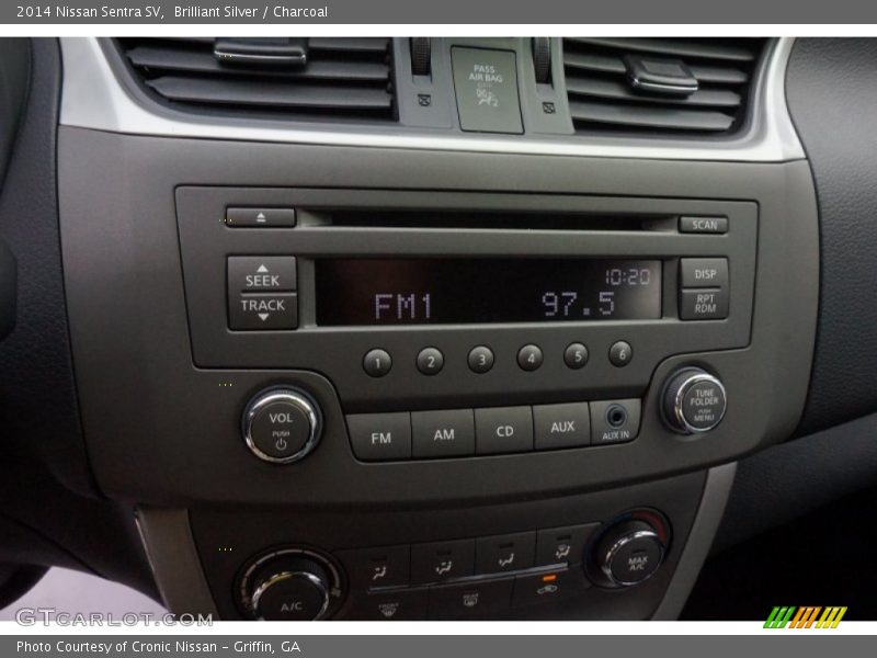 Brilliant Silver / Charcoal 2014 Nissan Sentra SV