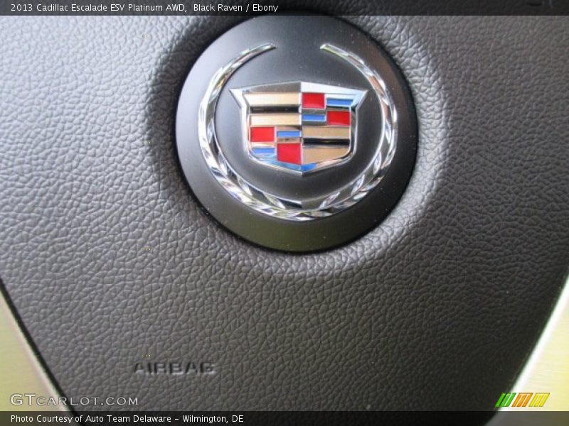 Black Raven / Ebony 2013 Cadillac Escalade ESV Platinum AWD