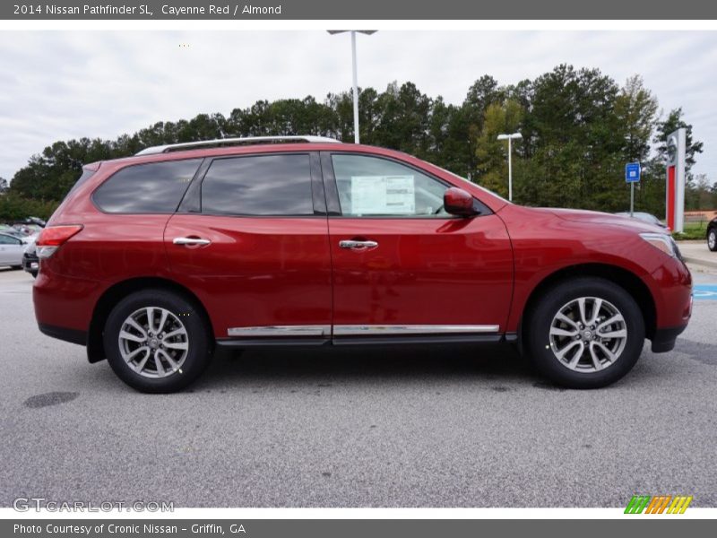 Cayenne Red / Almond 2014 Nissan Pathfinder SL