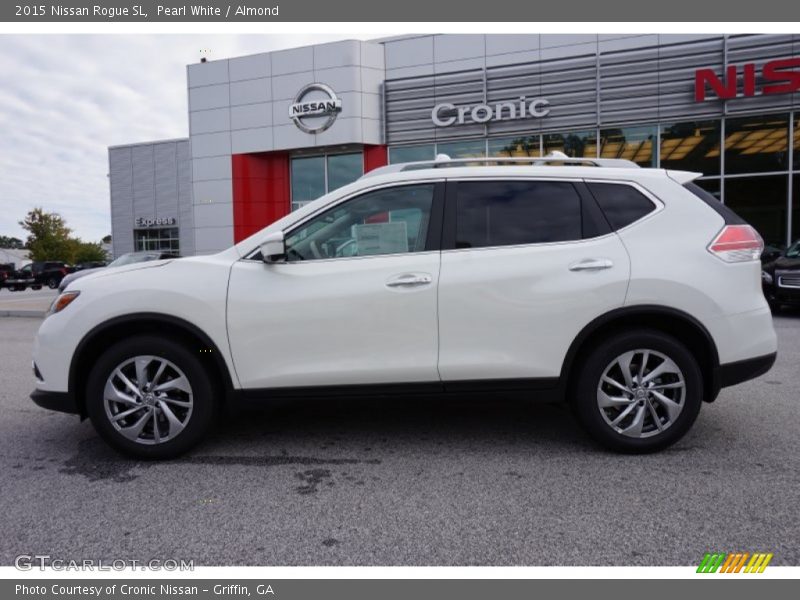 Pearl White / Almond 2015 Nissan Rogue SL