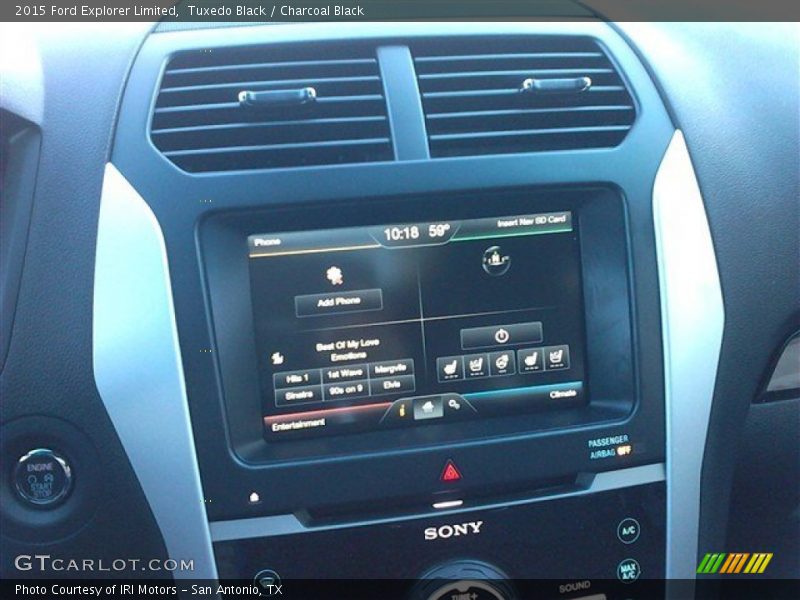 Tuxedo Black / Charcoal Black 2015 Ford Explorer Limited