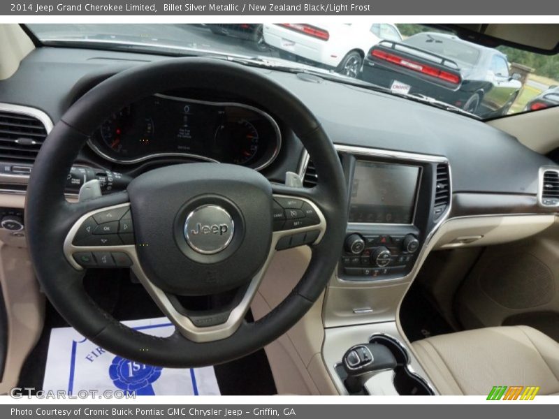 Billet Silver Metallic / New Zealand Black/Light Frost 2014 Jeep Grand Cherokee Limited