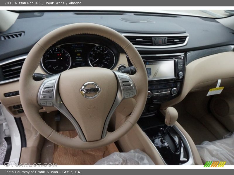 Pearl White / Almond 2015 Nissan Rogue SL