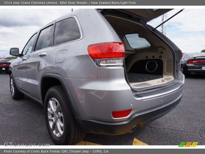 Billet Silver Metallic / New Zealand Black/Light Frost 2014 Jeep Grand Cherokee Limited