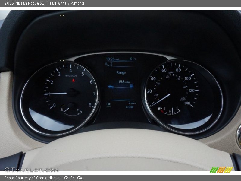 Pearl White / Almond 2015 Nissan Rogue SL