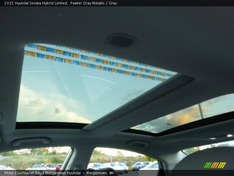 Sunroof of 2015 Sonata Hybrid Limited