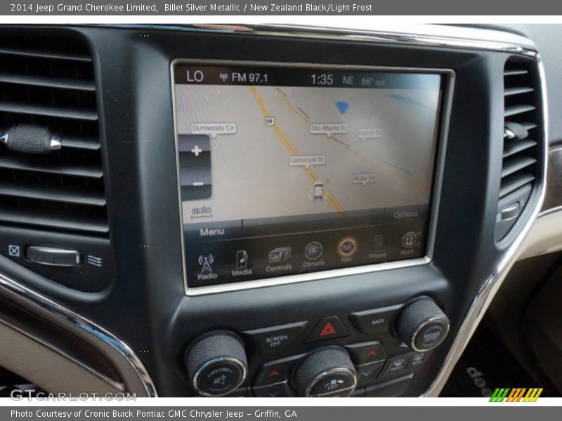 Billet Silver Metallic / New Zealand Black/Light Frost 2014 Jeep Grand Cherokee Limited